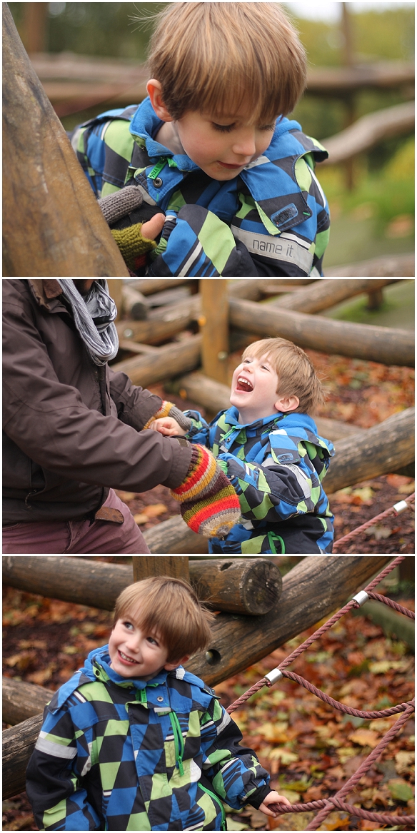 Playing in the park