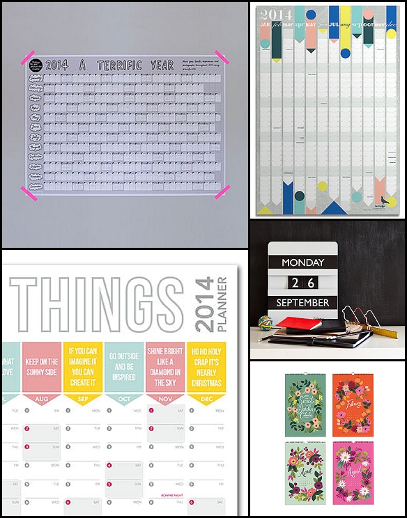 2014 Calendars and Wall Planners