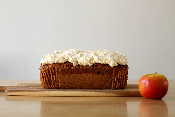 Spiced Autumn Apple Cake with Maple Frosting Recipe